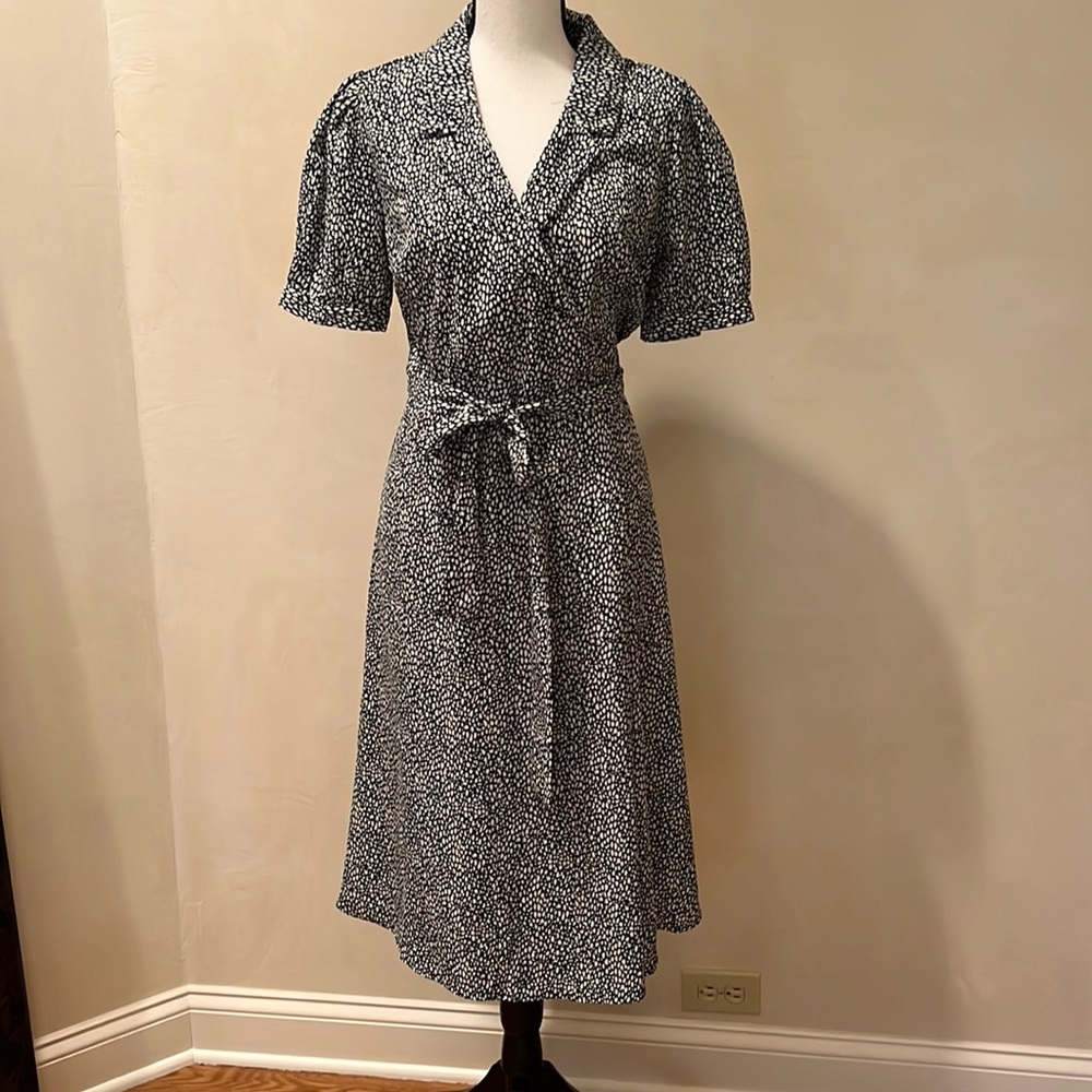 Ladies Crescent NWT Wrap Milkmaid dress.